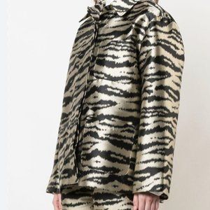 Cynthia Rowley Zebra Utility Jacket